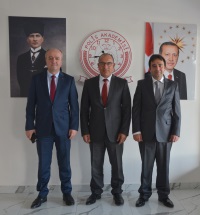 Aydın Cumhuriyet Başsavcısı Sayın Kurtca EKER ve Aydın Adli Yargı Adalet Komisyonu Başkanı Sayın Önder Kürşad MUTLU'nun okulumuza ziyaretleri.